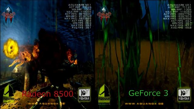 ATI Radeon 8500 vs. nVidia GeForce 3 - comparison of these 2001 GPUs смотреть онлайн