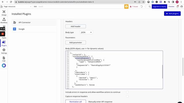 Google calendar api bubble.io integration part 2: Events api calls смотреть онлайн