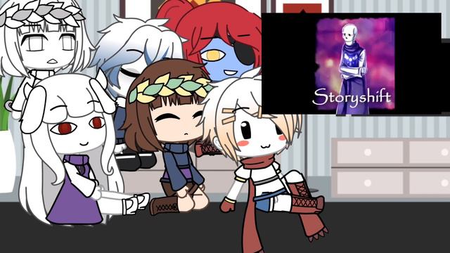 [ Undertale reacts to papyrus au themes ] [ Gacha life ] смотреть онлайн