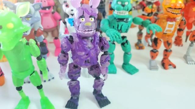 65+ FIVE NIGHTS AT FREDDYS ACTION FIGURE COLLECTION! - 2022 Complete FNaf Collection смотреть онлайн