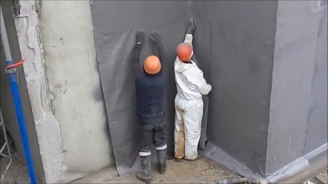 Гидроизоляция фундамента полимочевиной смотреть онлайн