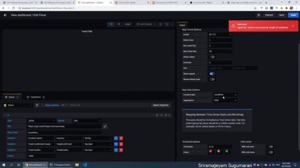 Grafana Dashboard with JSON APIs. visualize JSON, CSV, Graphql, XML in grafana