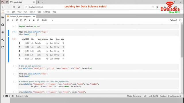 How to display relationship between variables with multiple plots | Seaborn video tutorial смотреть онлайн