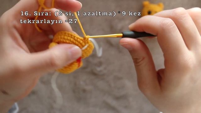 Amigurumi Winnie The Pooh Yapımı - Anahtarlık