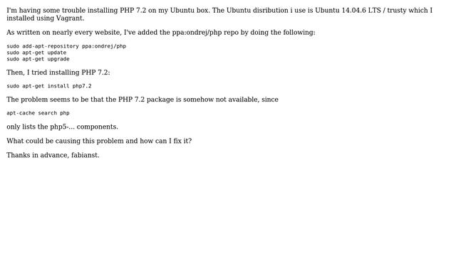 PHP 7.0 package not foung in ppa:ondrej/php смотреть онлайн