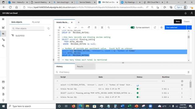 Sentiment Analysis with DB2 and RStudio смотреть онлайн