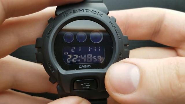 Gshock DW-6900 - Setting Time And Date Tutorial