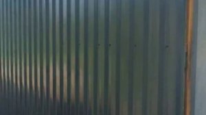 Монтаж профнастила, укладка пеноплэкса.