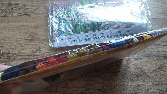 Обзор запасов наборов для вышивки крестом. Часть 1. Китайские наборы. смотреть онлайн