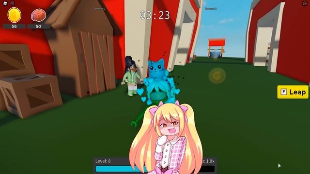 Playing Roblox As A ZOMBIE! смотреть онлайн
