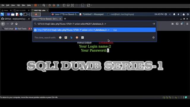 How to install and use SQLi Labs смотреть онлайн