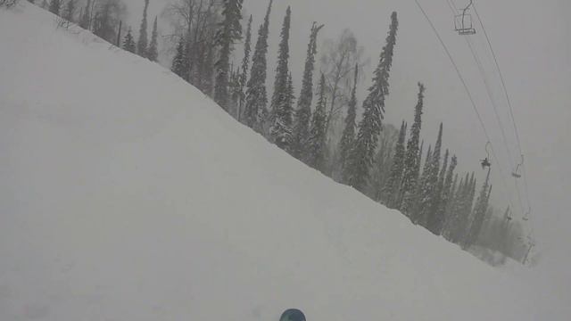 Шерегеш, учусь кататься на лыжах Blizzard Gunsmoke смотреть онлайн