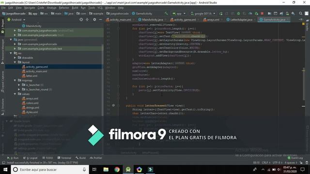 JUEGO DEL AHORCADO || EN ANDROID ESTUDIO смотреть онлайн
