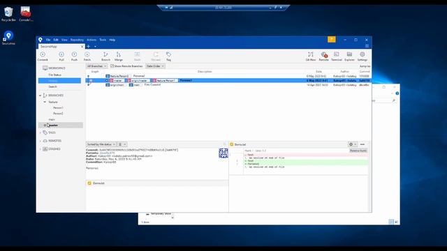 Git Sourcetree Course - How to resolve conflict смотреть онлайн