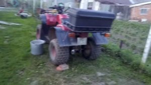 Ветровое стекло и кофр для квадроцикла своими руками