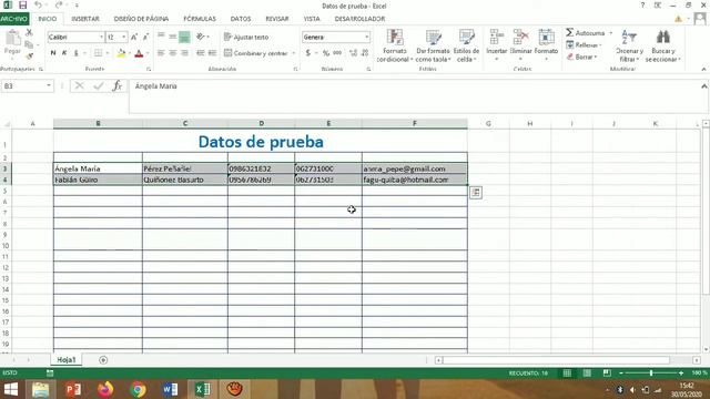 Convertir contactos Excel a vCard (con tilde y la letra ñ) смотреть онлайн