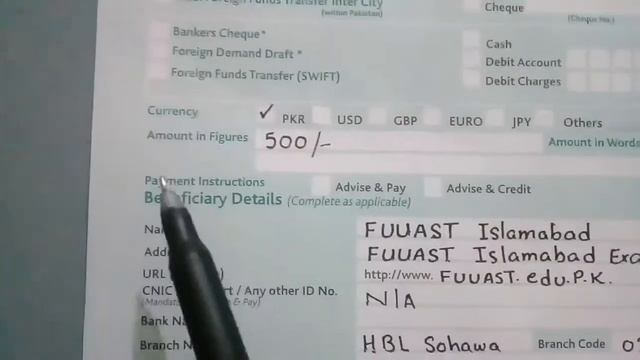 HOW CAN WE FILL PAY ORDER #bank #banking #banks #payorder #payorder Fill Method How To Fill Payorde