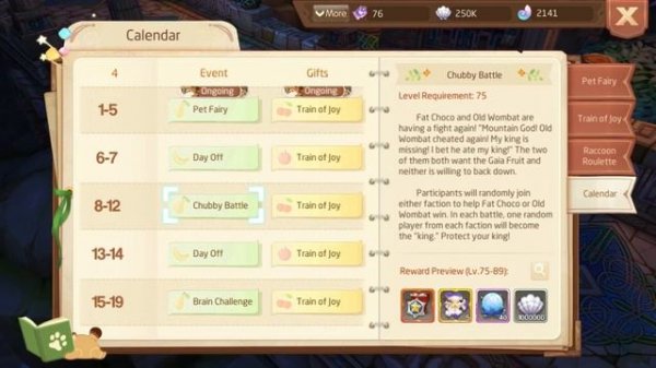 Funfair Event F2P: Tales Of Wind
