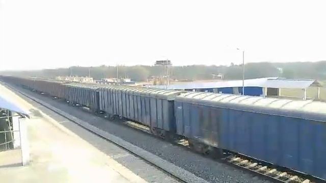 125+3 Loads PYTHON LONG HOUL TRAIN COMING FROM NEW GUWAHATI YARD | смотреть онлайн
