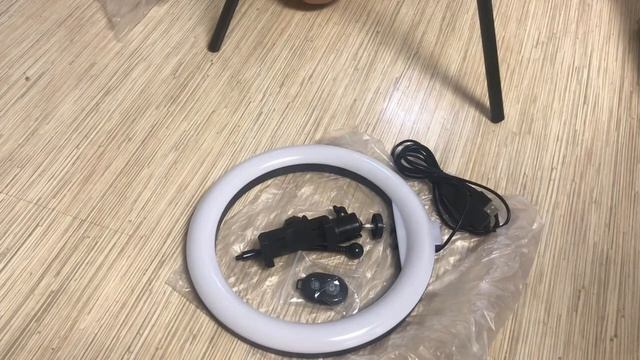 Цветная кольцевая лампа обзор покупки смотреть онлайн