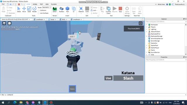 [GIVEAWAY] How to make your "Katana + Mobile Button" in your game | ROBLOX STUDIO| смотреть онлайн