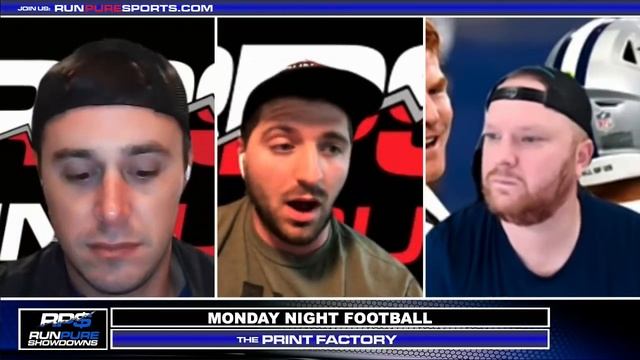 MONDAY NIGHT FOOTBALL DRAFTKINGS PICKS + SHOWDOWN! смотреть онлайн