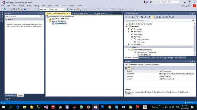How to add Setup Installer project in Microsoft Visual Studio with C# смотреть онлайн