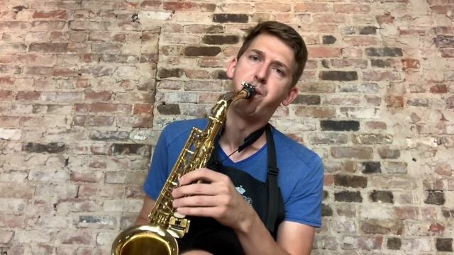 Selmer Super Action 80 Series II Alto Play Test! Donna Lee in Tenor Key смотреть онлайн