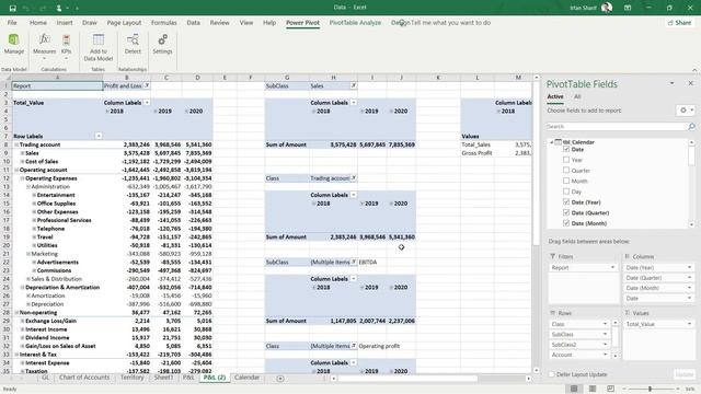 Lecture 13: EBITDA & Operating Profit with DAX (Course: Financial Reporting with Advanced Excel) смотреть онлайн