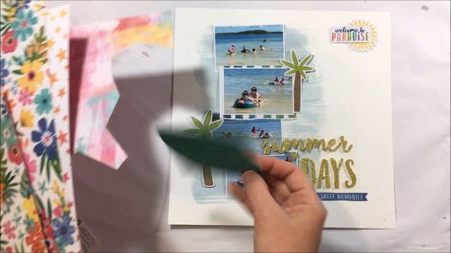 12x12 Scrapbooking Layout - Summer Days смотреть онлайн