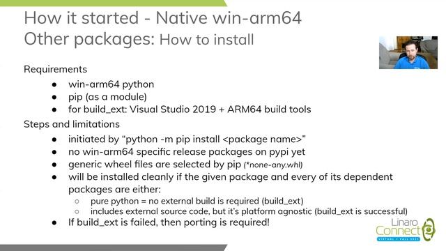 LVC21F-301 Python on Windows on Arm - Initial Progress Report and Discussion смотреть онлайн