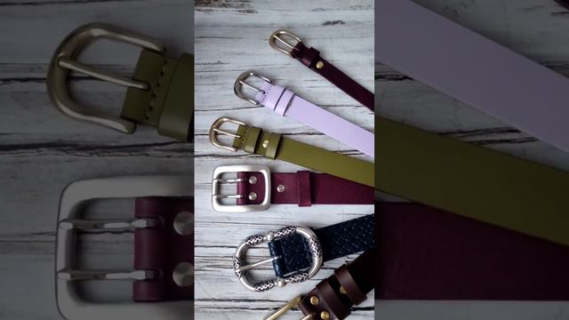 Кожаные ремни на заказ. Мужские и женские, ширина любая смотреть онлайн