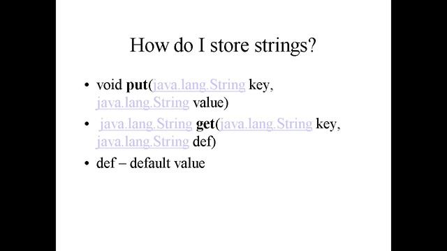 XML, Preferences and automatic Gui Construction in Java смотреть онлайн