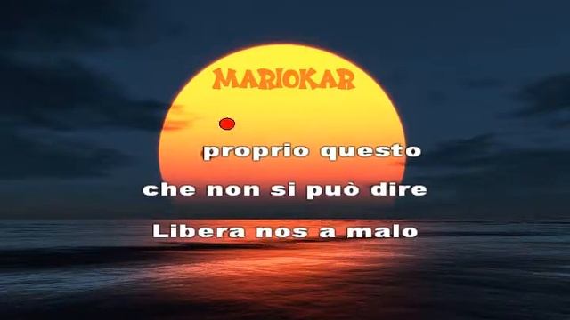 Ligabue Libera nos a malo karaoke смотреть онлайн