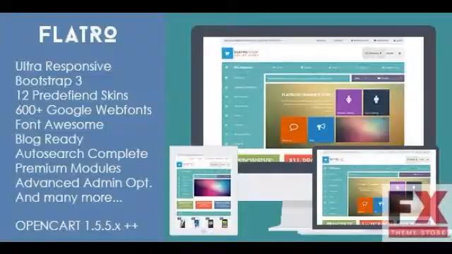 Preview Flatro - Multipurpose Bootstrap Opencart Theme TFore смотреть онлайн