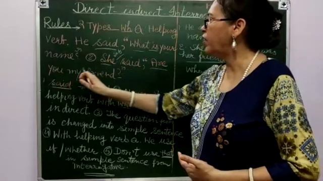 Direct-Indirect Speech/Narration Part-3|Interrogative Sentence| Rules & Examples By Rashmi Gupta Ma смотреть онлайн