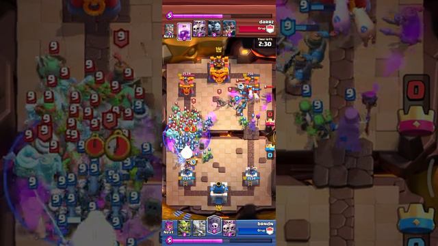 clash royale infinity elixir gameplay (rage attack) смотреть онлайн