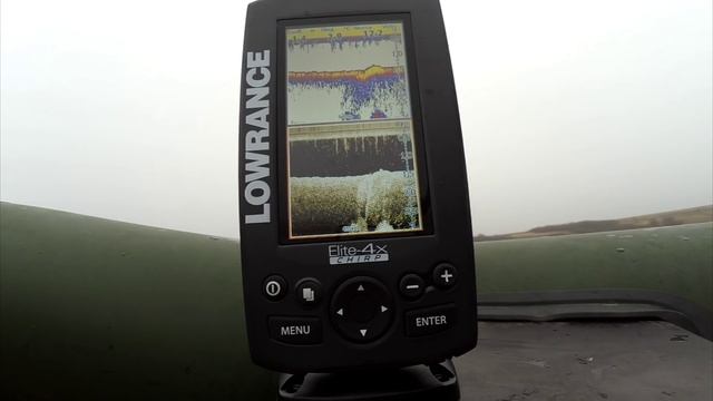 Эхолот Lowrance elite 4x chirp - учусь настраивать! смотреть онлайн