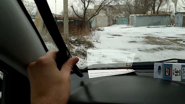 Зимние щетки стеклоочистителя AVS (мой отзыв). смотреть онлайн