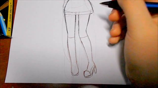 Как нарисовать аниме девочку смотреть онлайн