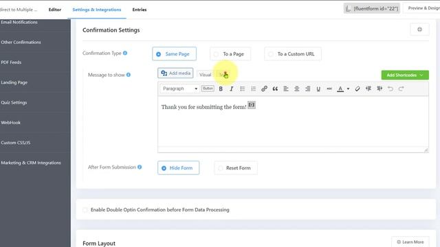 Fluent Forms Multiple Redirect on Submission смотреть онлайн