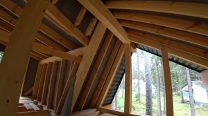 Черный дом с фасадом из необрезной доски  в Нижегородской области