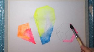 Как нарисовать ДРАГОЦЕННЫЕ КАМНИ (How to paint GEMS) - Рисование начинающим (Painting for beginners