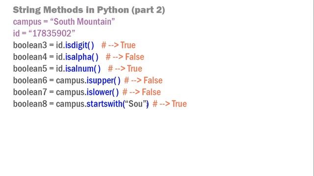 Python 03F - More String Methods смотреть онлайн