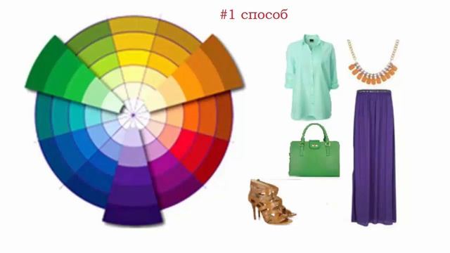 Сочетания цветов в одежде ▲▲Аксессуары по цвету смотреть онлайн
