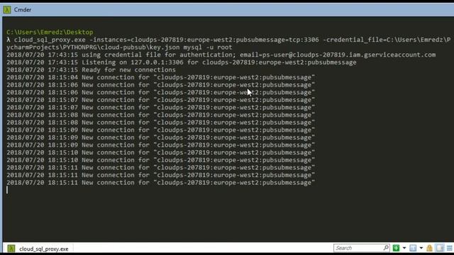 Google Cloud Pub/Sub/CloudSQL Python - 2 смотреть онлайн