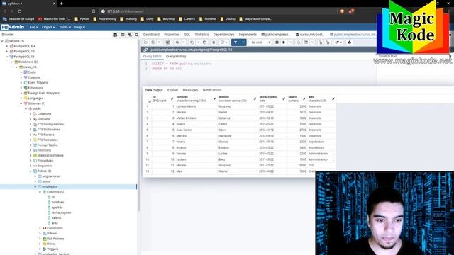 Curso de Bases de Datos SQL 2020 #14 Funciones count(), max() , min() junto con GOUP BY смотреть онлайн