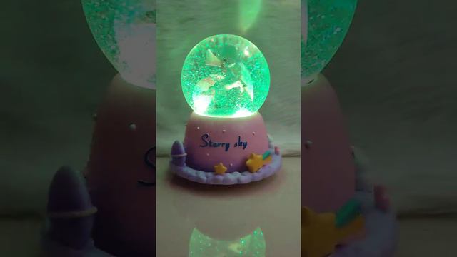 Unicorn Auto LED Music Snow Globe Crystal Ball смотреть онлайн