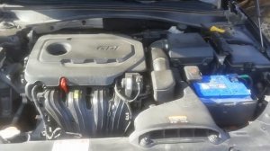 Треск, стук мотора киа оптима 2.4 2017 85тыс пробег