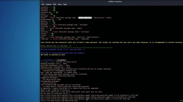 Airgeddon error Manual solved | Fix смотреть онлайн